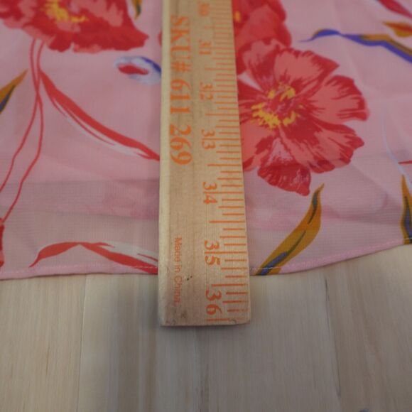 bar III Women Small Dress Floral Print Sleeveless Fit & Flare Dress Pink New - Picture 11 of 11